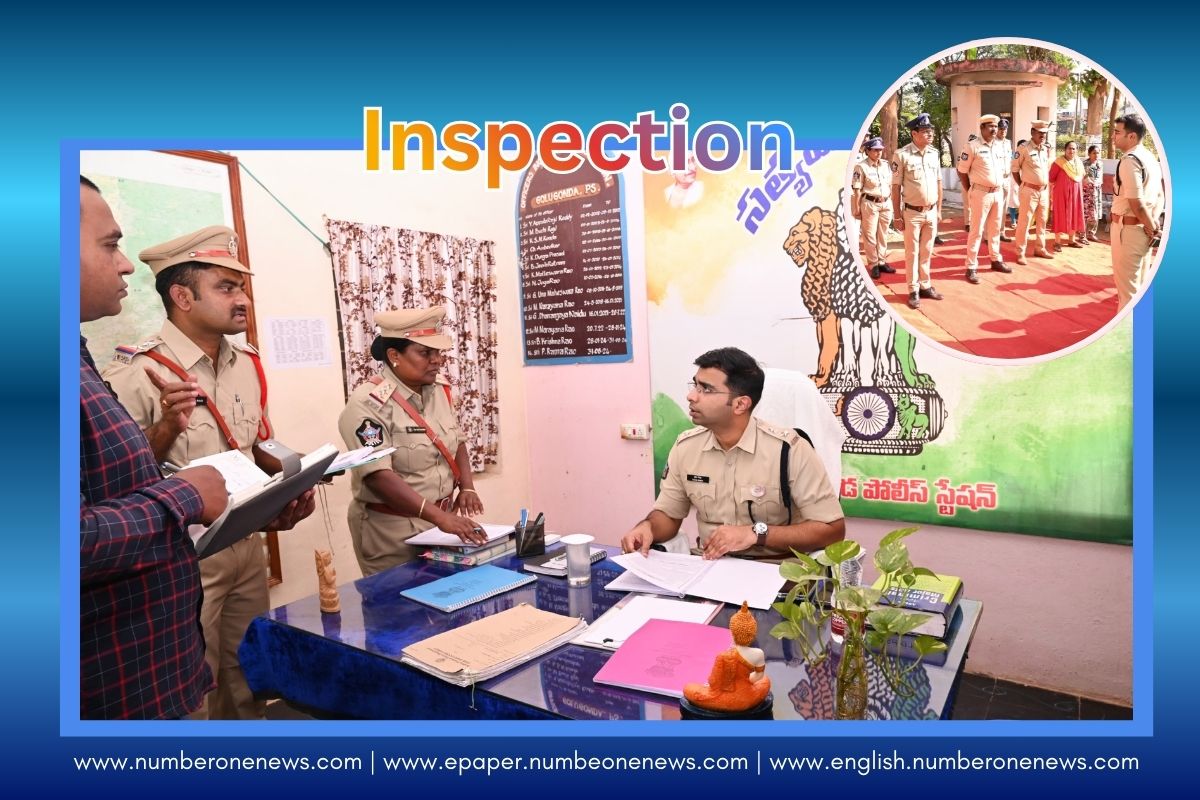 Anakapalli SP Tuhin Sinha Conducts Annual Inspections, Orders Strong Action Against Drug Networks