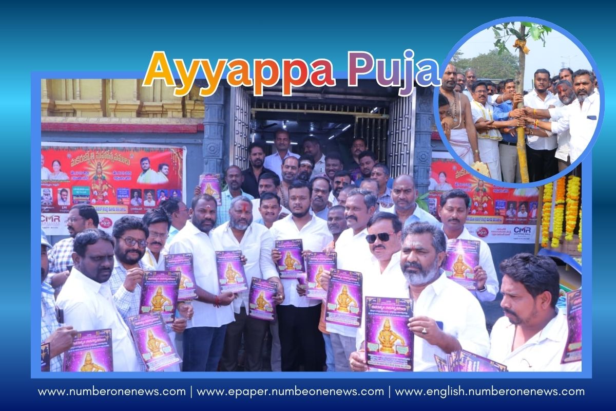 Grand arrangements have begun for the three-day Makarajyothi Mahotsavam at the Sri Swamy Ayyappa Temple in Narsipatnam.
