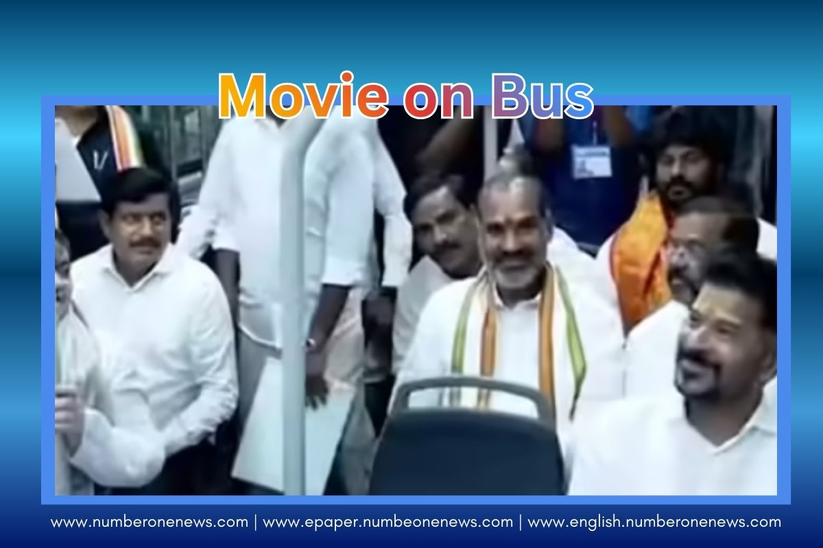 Telangana CM Revanth Reddy Travels by RTC Bus to Watch ‘Phule’ Film with Ministers