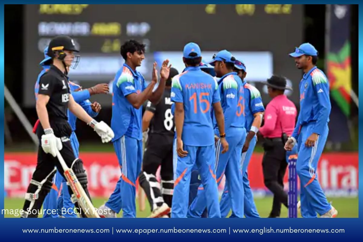 India continued their strong performance in the Under-19 World Cup being held in Bulawayo by registering their third consecutive victory