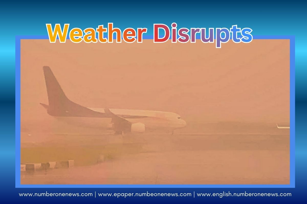 Bad Weather Disrupts Flight Operations at Hyderabad’s Shamshabad Airport